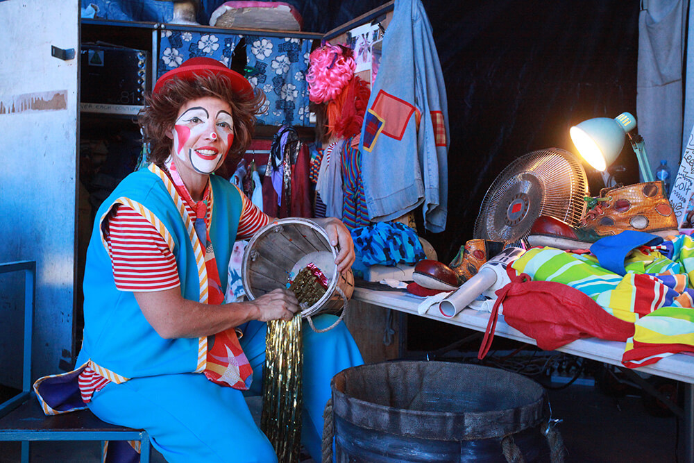 Clowning around to end for Goldie