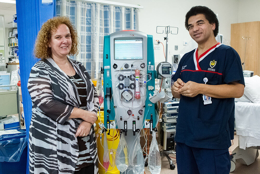 Gentle machine for renal failure patients