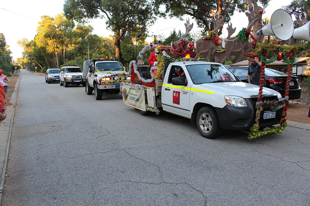 Greet Santa on his run