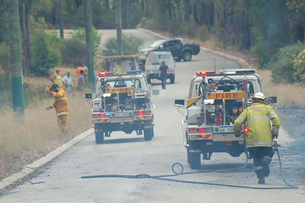 Emergency crews on high alert with fires, storm warning