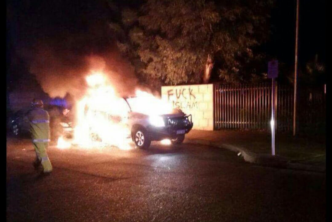 Car bombed outside Thornlie mosque