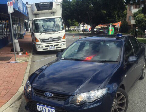 Frothy end for milk truck joyrider