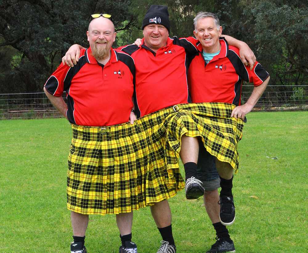 Tartaning up for charity