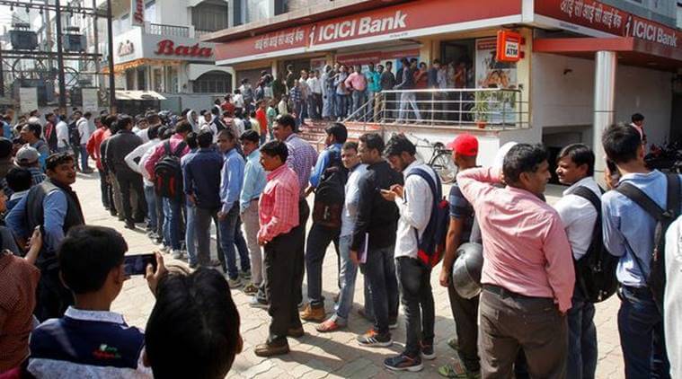 Rush to change over Indian banknotes