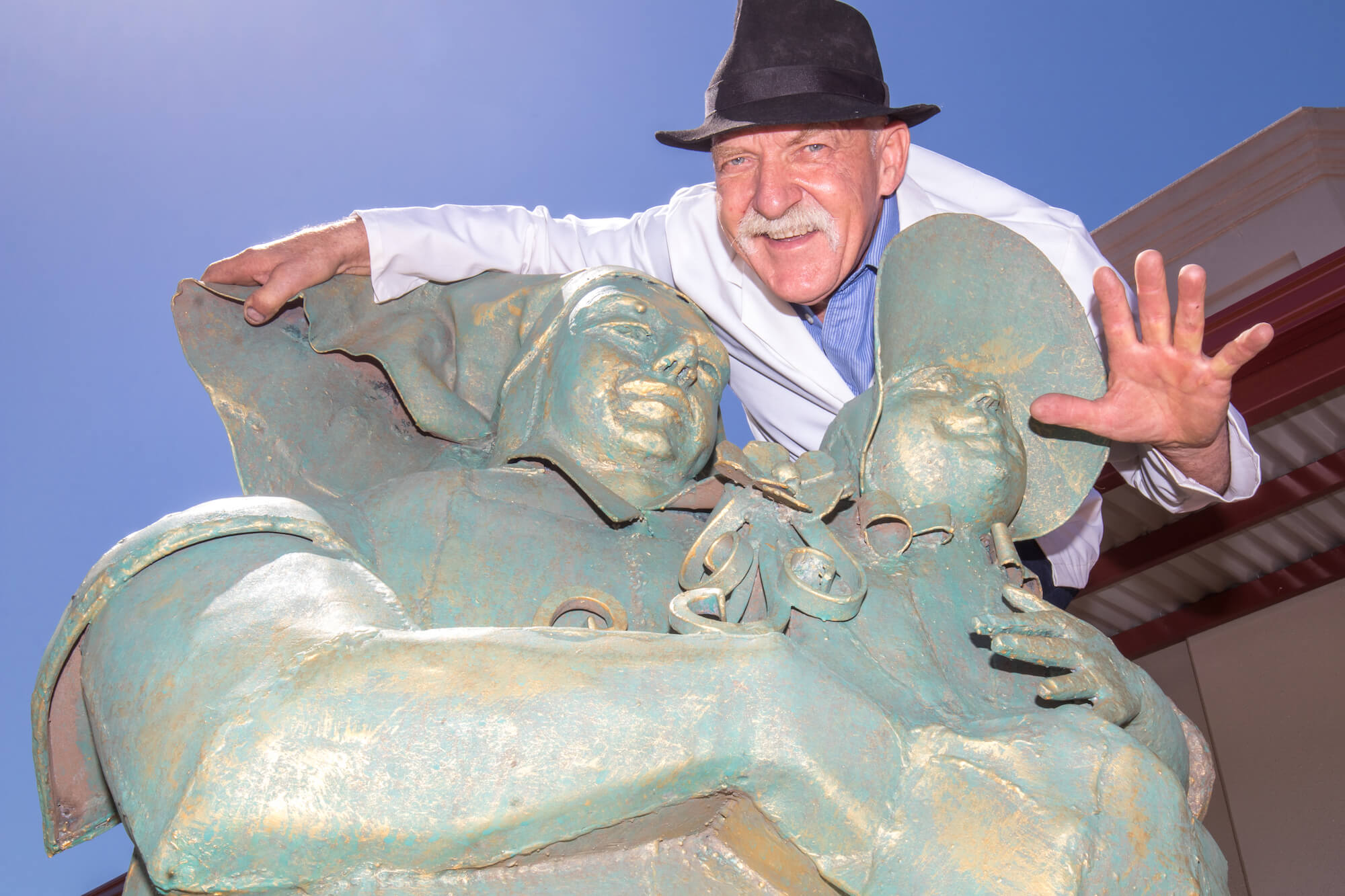 History captured in a statue