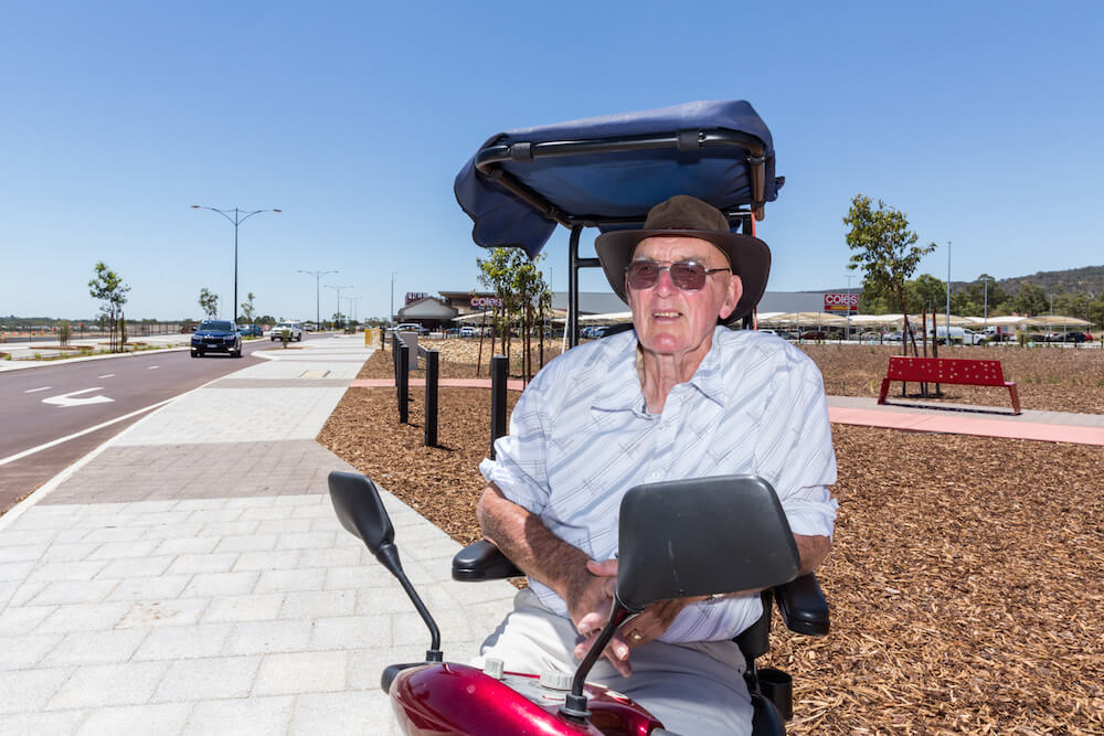 Resident wins path fight