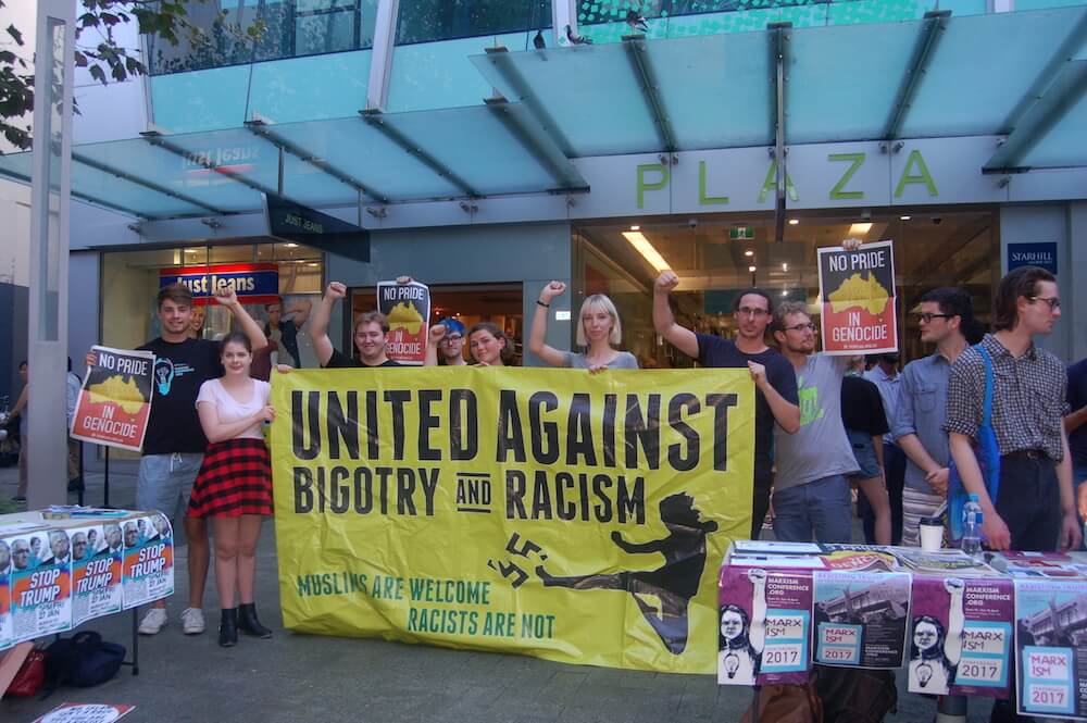 Standing up against US president Trump