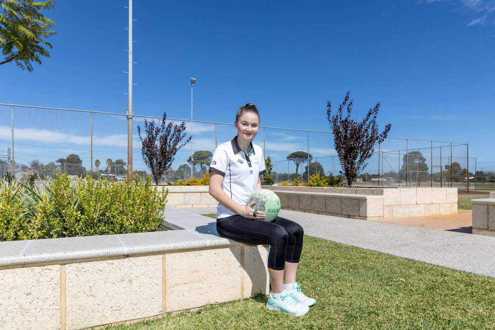 Young netballer is off to umpire school