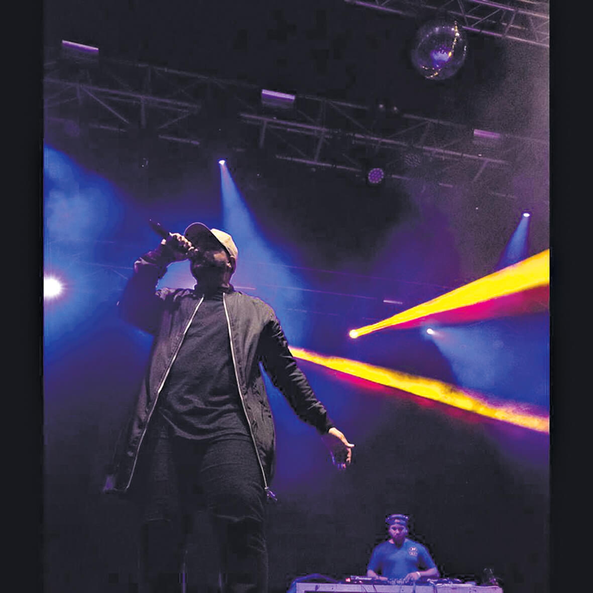 DJ uses powerful messages