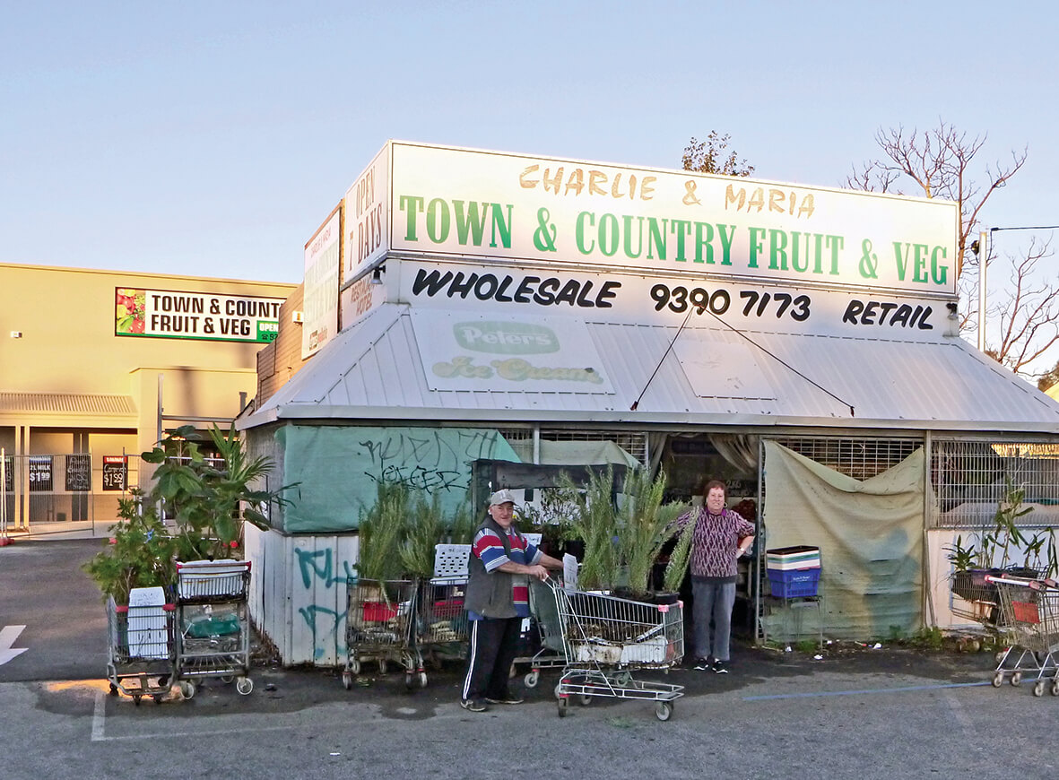 Focusing on the corner store