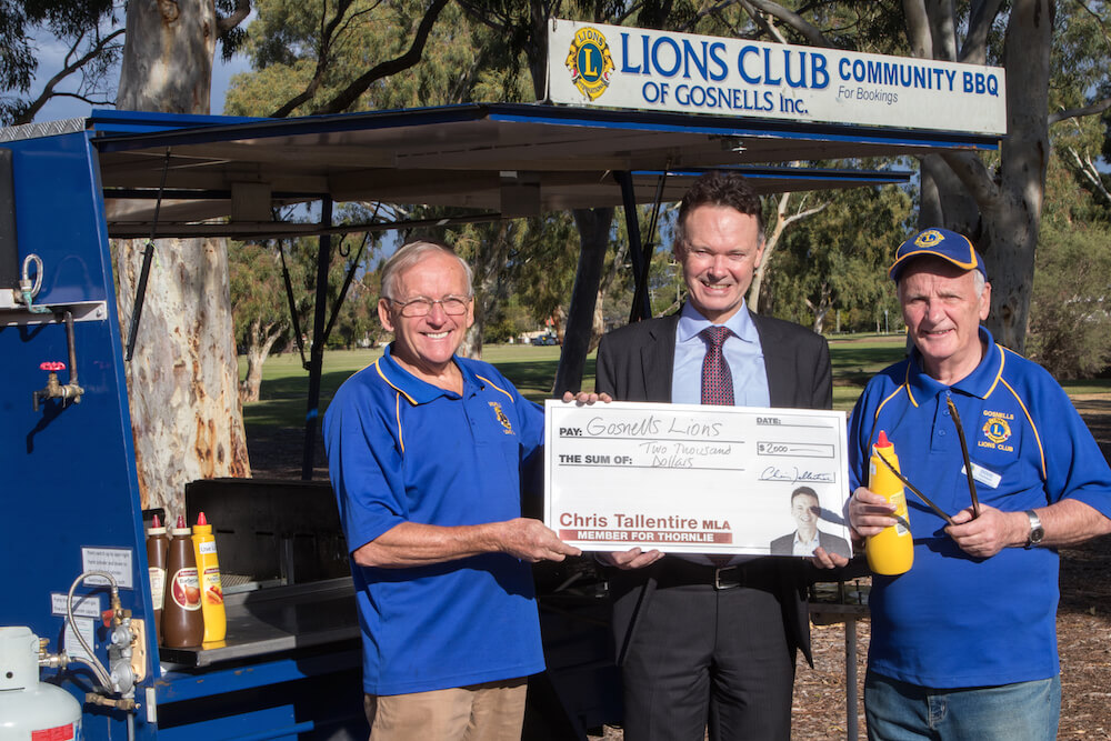 Boost to help club’s good work