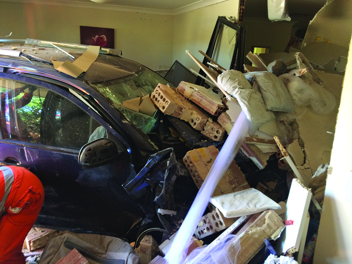 Holiday car smash