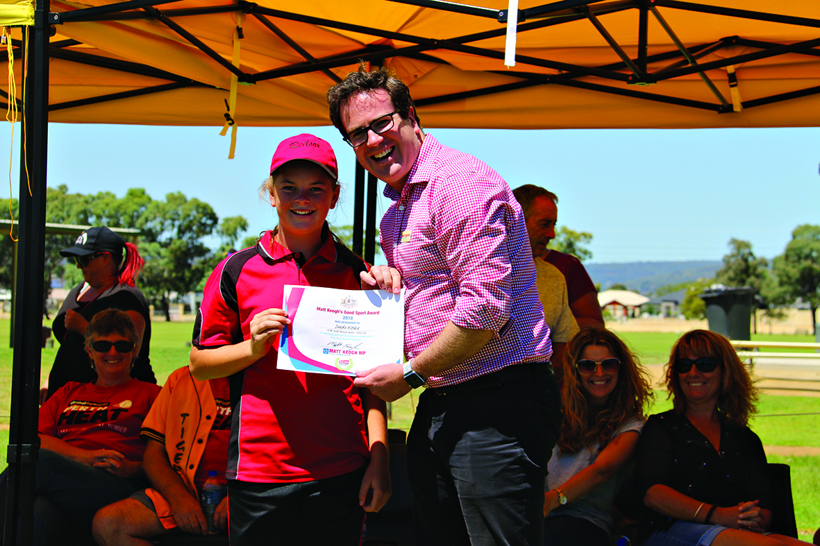 Inaugural award given to 12-year-old talented all-rounder in sports