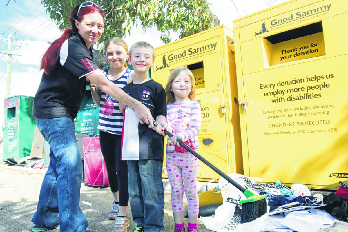 Heartless thieves raid charity bins
