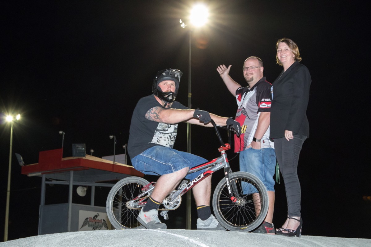 Byford BMX Club lights up