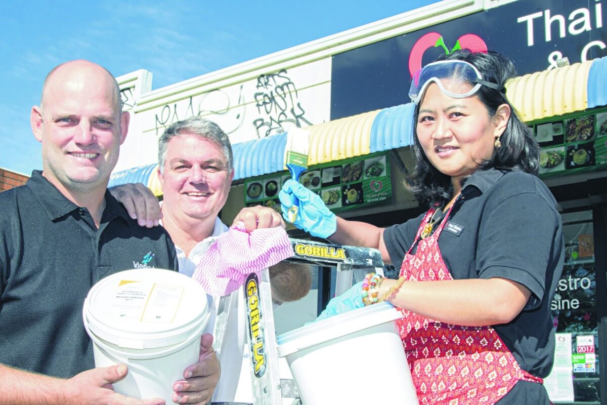 Businesses team up to fight graffiti menace
