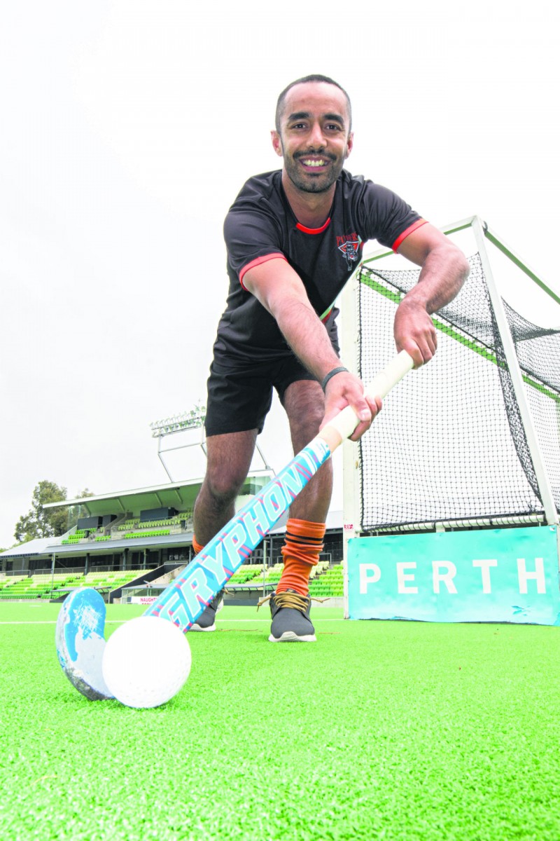 Former soccer star makes hockey history