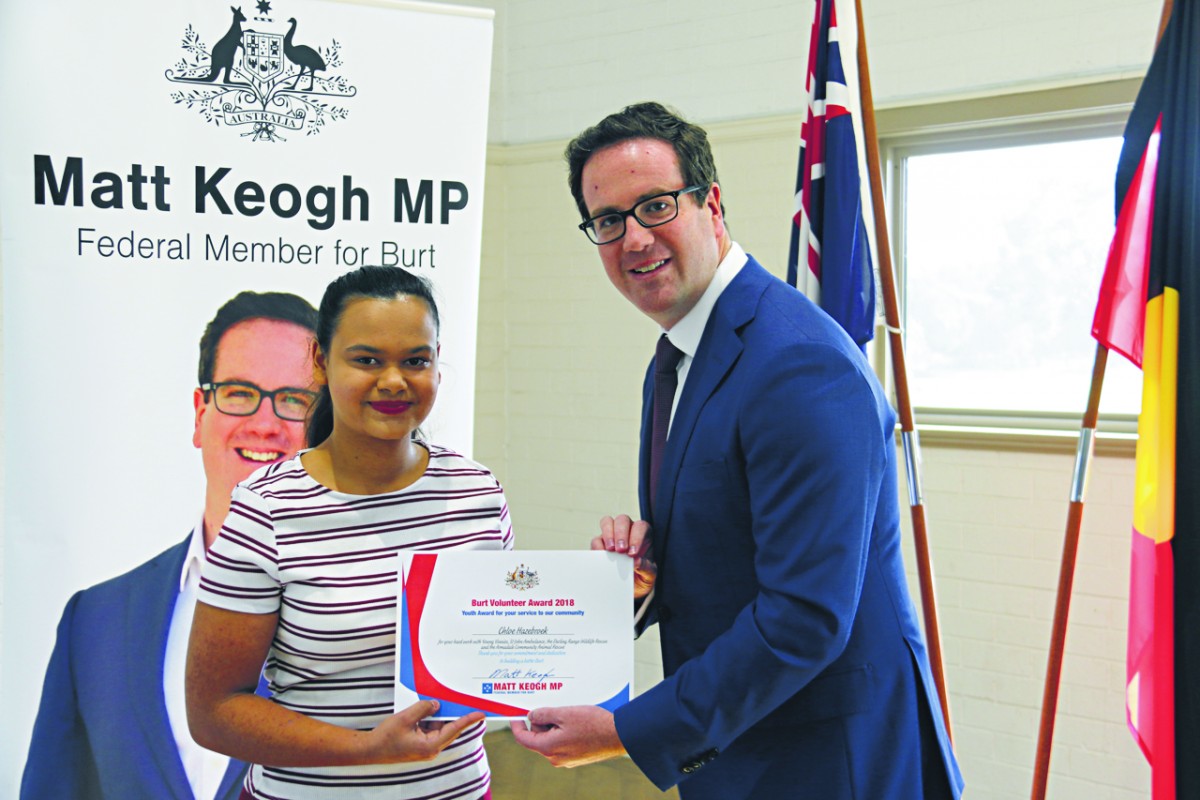 Schoolwork and service rewarded