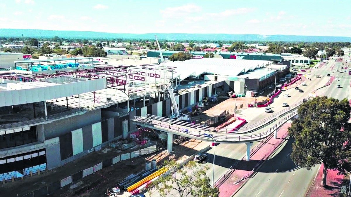 Carousel sticks to pedestrian bridge promise