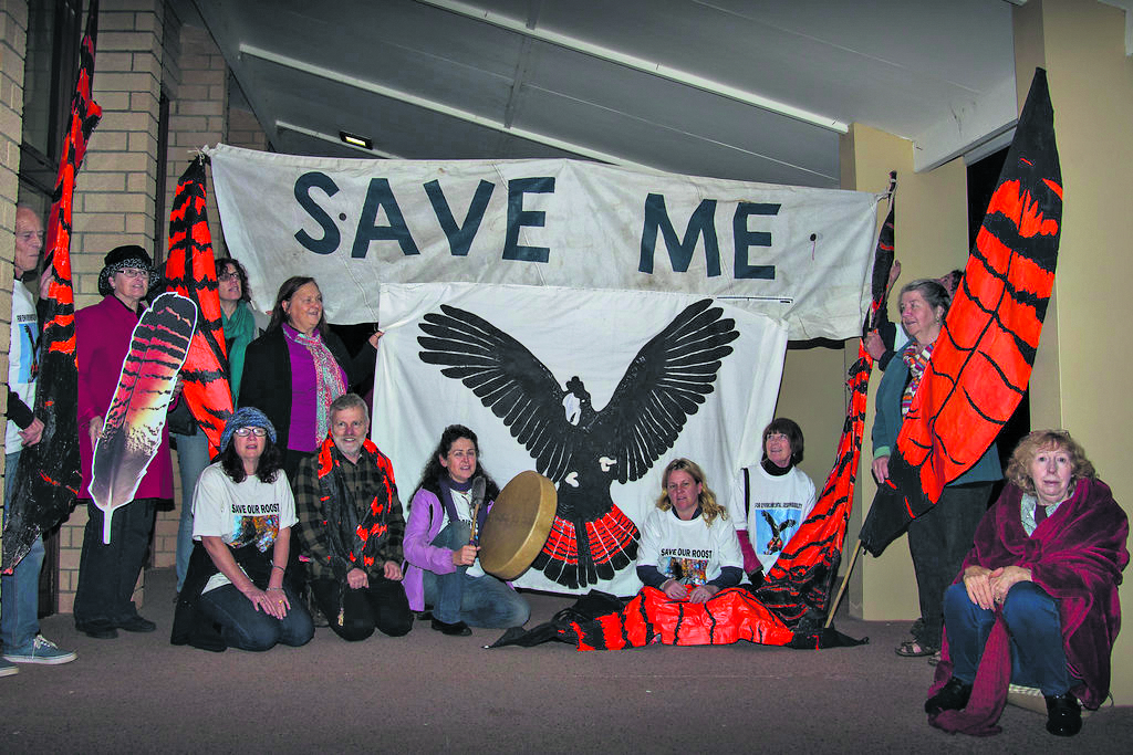Protestors send message to council