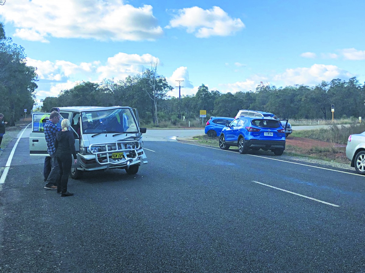 Two hospitalised