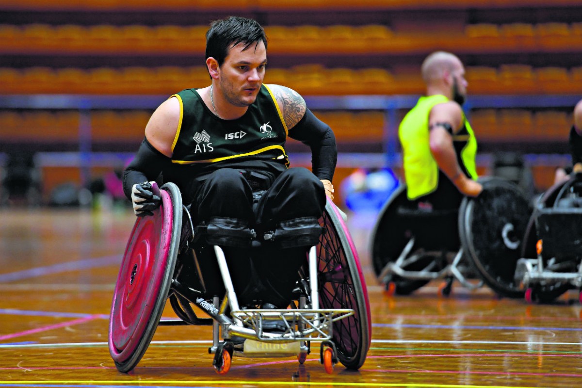 Jake Howe: first WA wheelchair rugby international in a decade