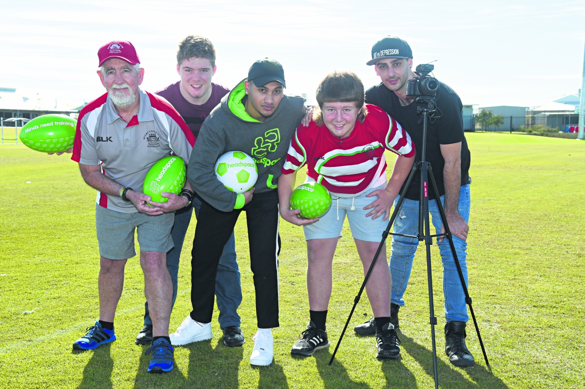 Young men “tackling the tough”