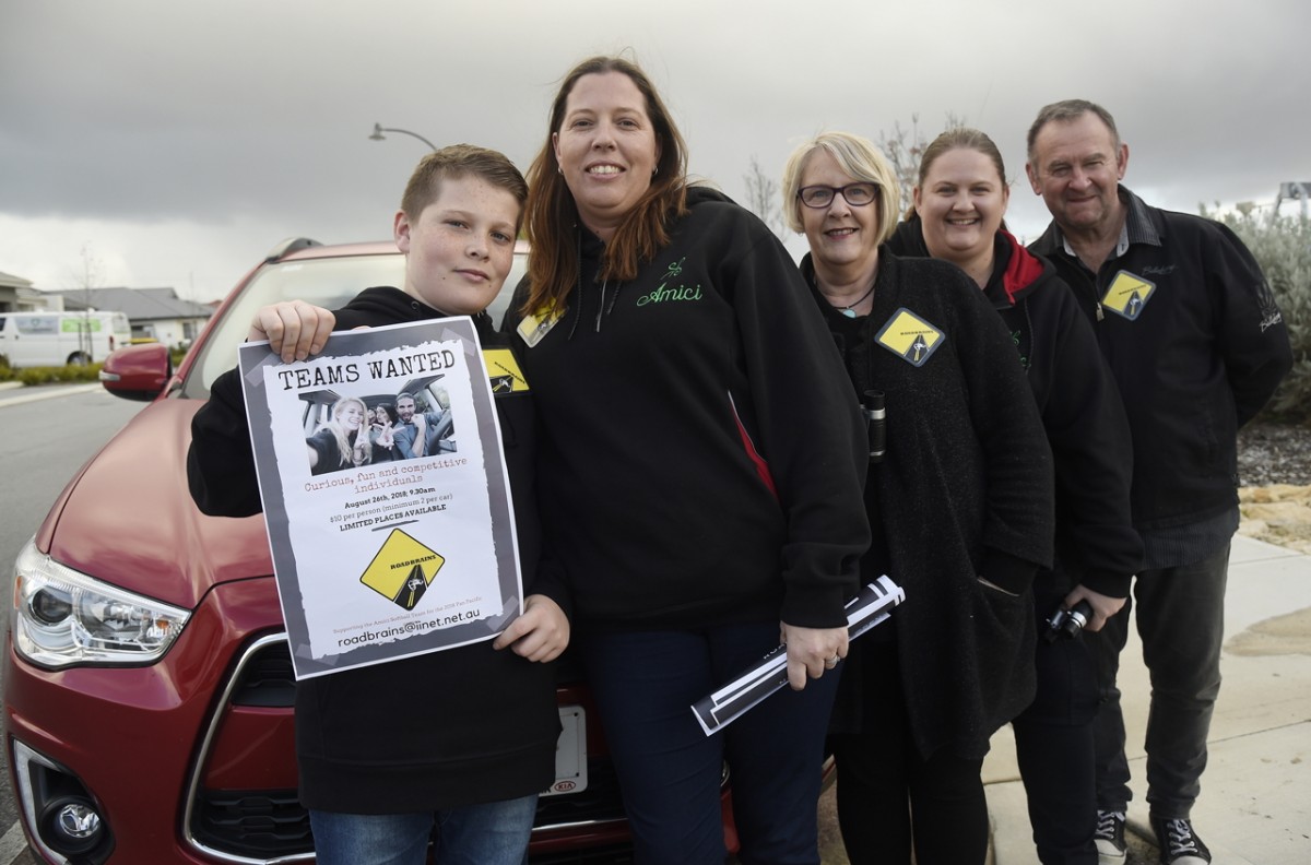 Big brains ready to take on car rally experience