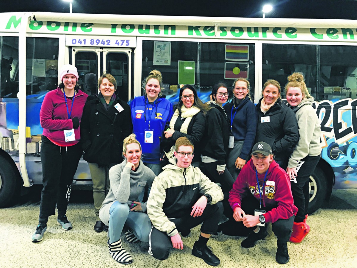 Students find out what it’s like to sleep rough