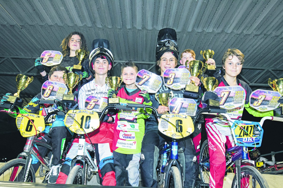 Riders fight for state plates