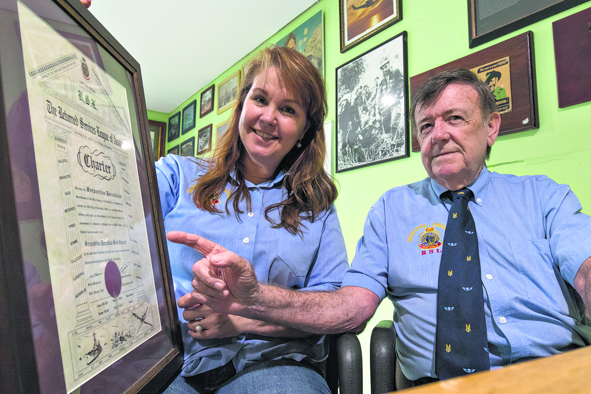 Veteran hands over the reins