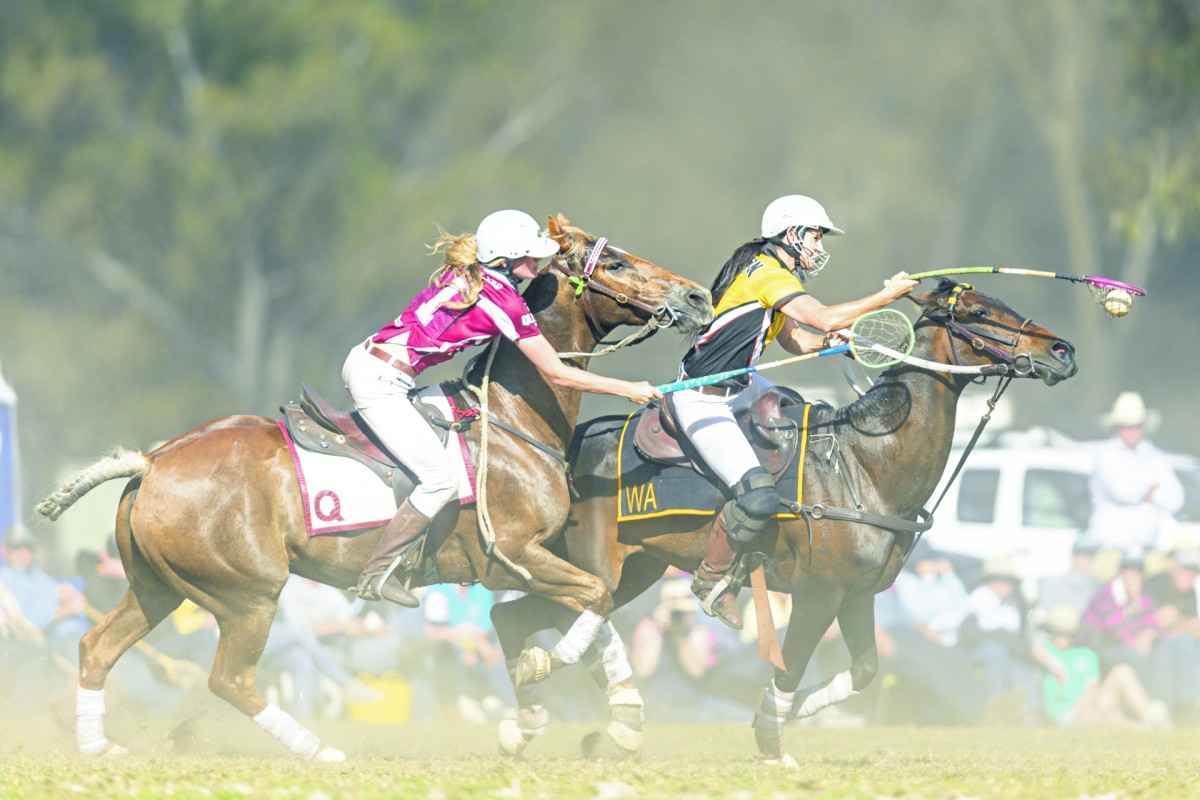 It’s a polocrosse sisterhood