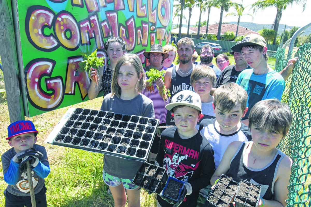 Heartless theft from community garden