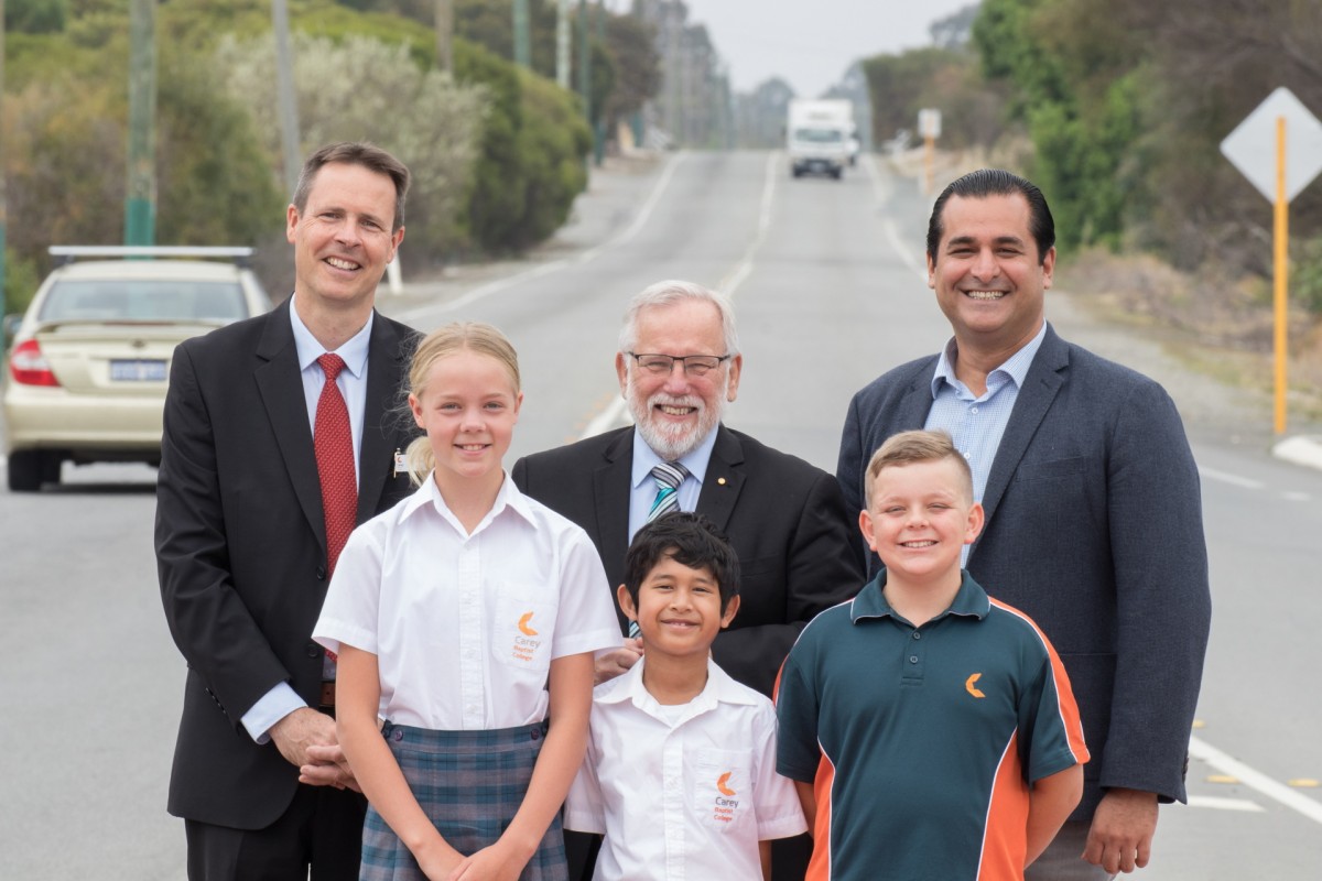 Speed limit change for safety reasons