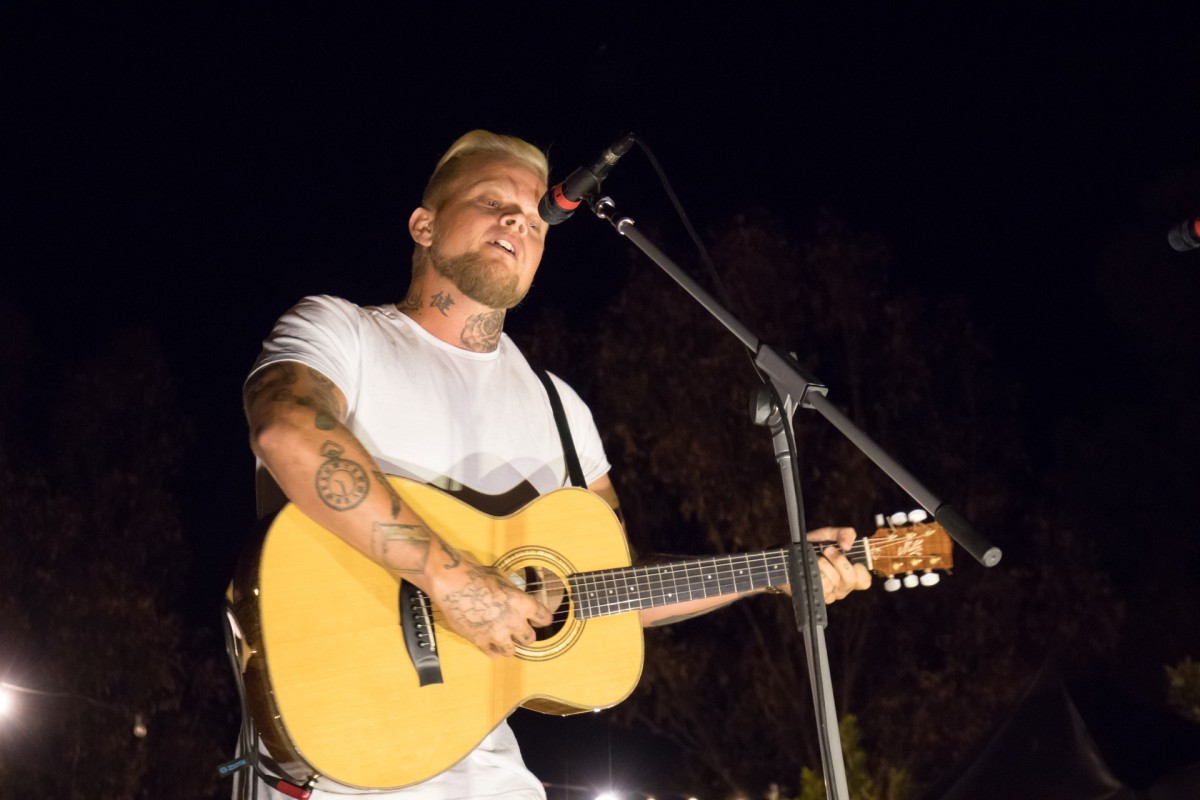 Matt Gresham rocks the locals in Oldbury