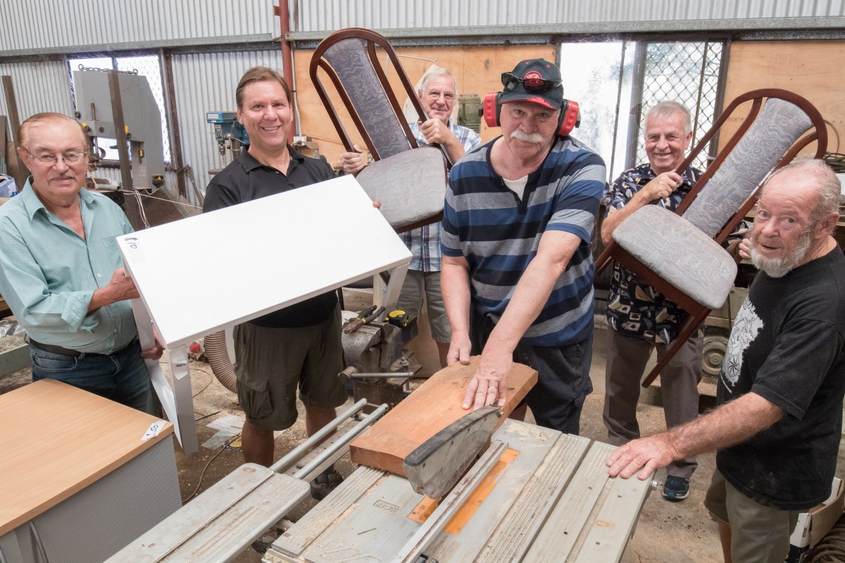 Shed donation the start of a new venture for local men