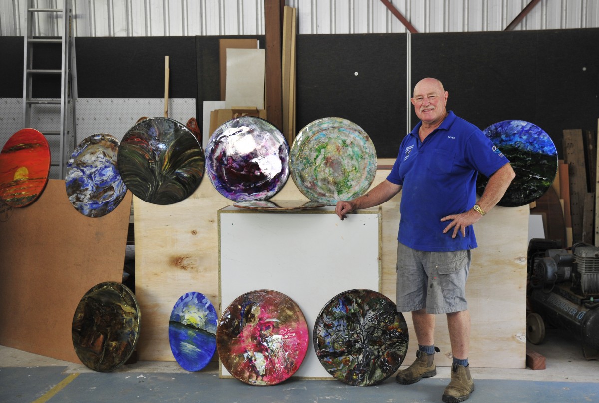 Men show their artistic side