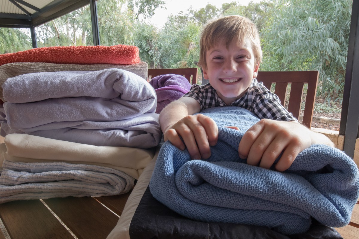 Blanket drive for the homeless