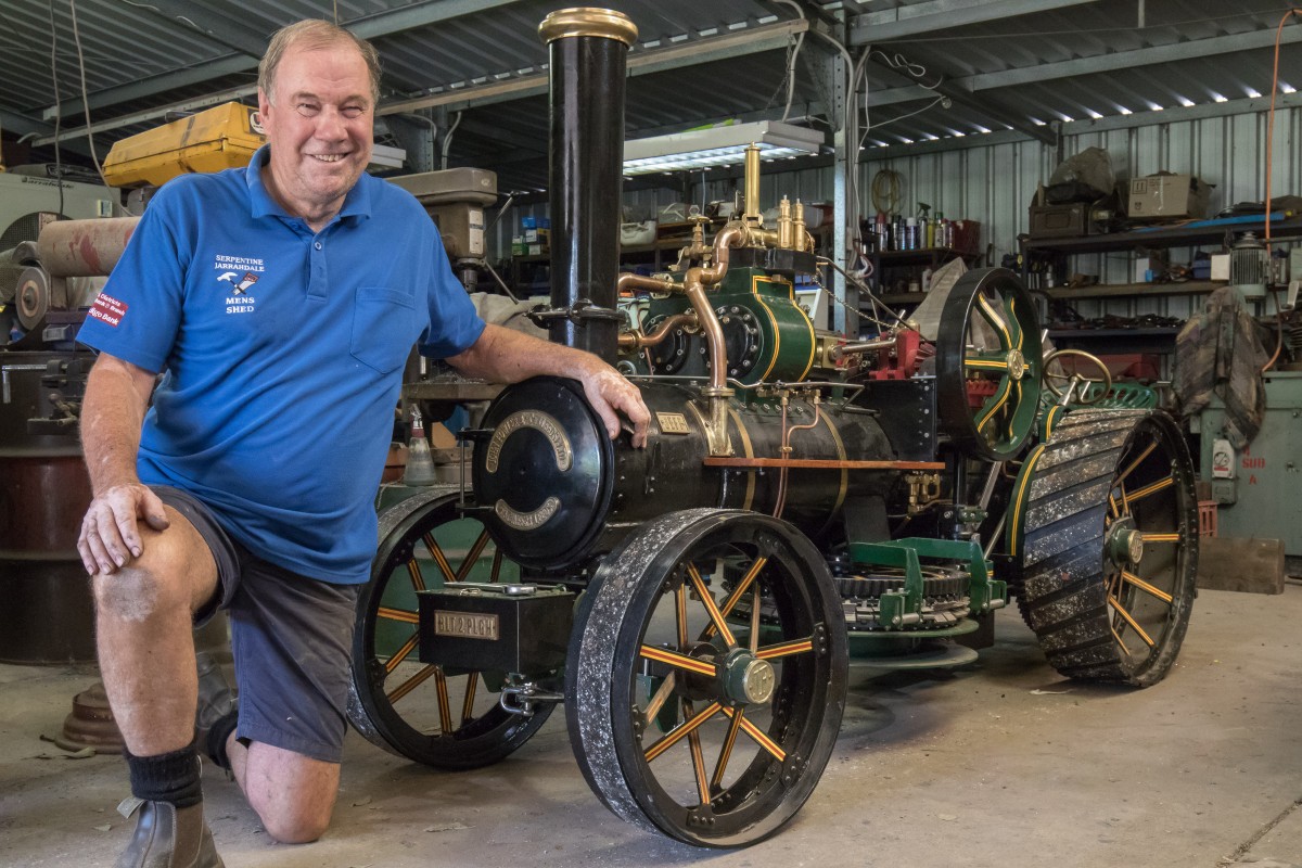 Steam engine hobby keeping Graham busy