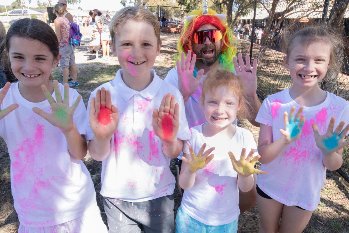 First colour run a huge success
