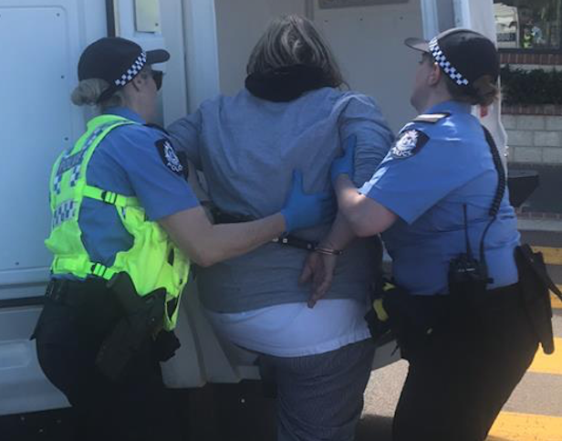 Dramatic arrest for alleged tyre slasher