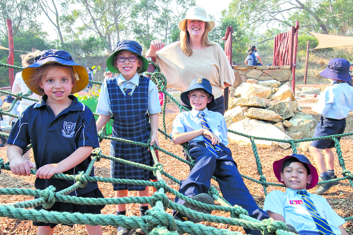 Balancing beams, forts and sand pits, all in the name of play