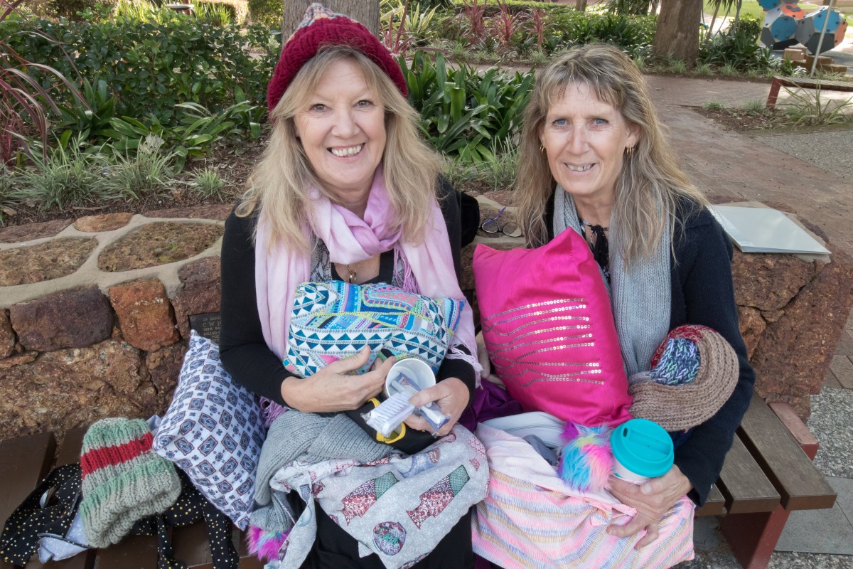 Keeping the homeless warm this winter, one bag at a time