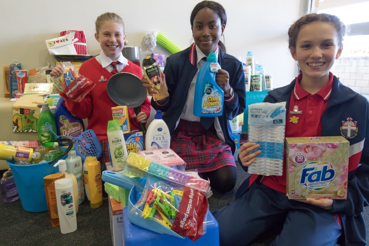 Pots and pans and other necessities for those in need