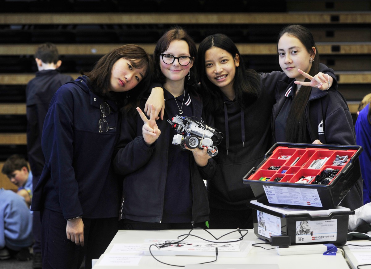 Local students excel at robot challenge