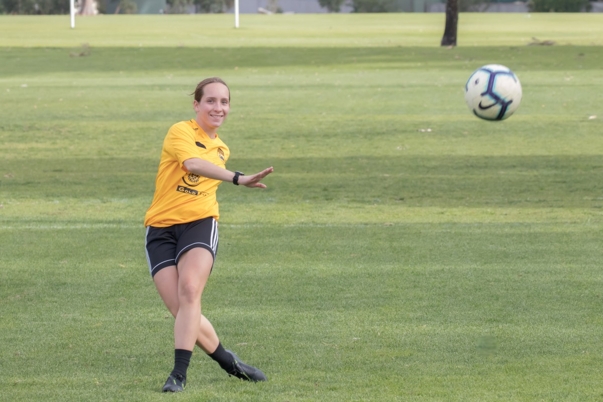 Thalia is kicking goals