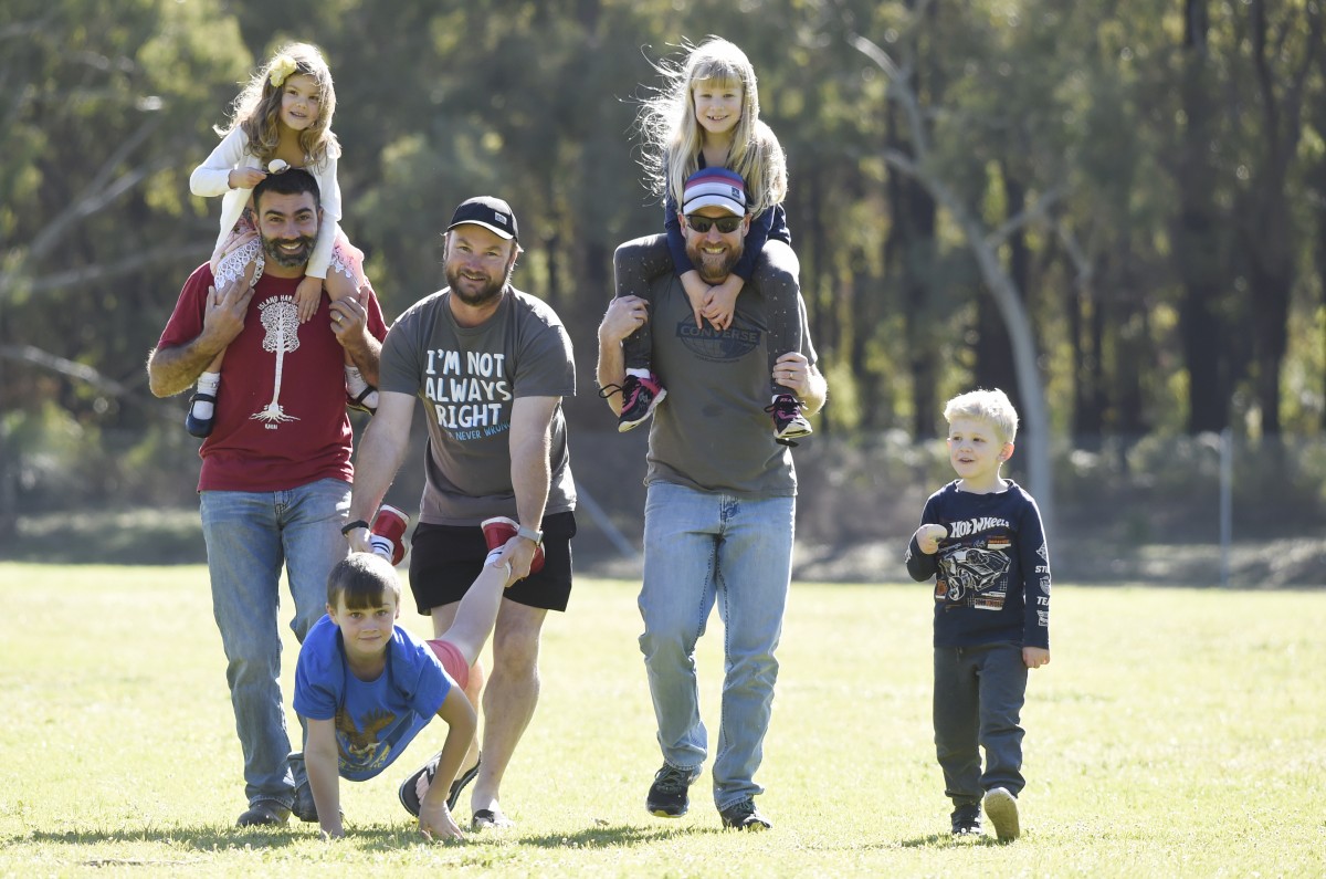 Dads ready for Olympics 