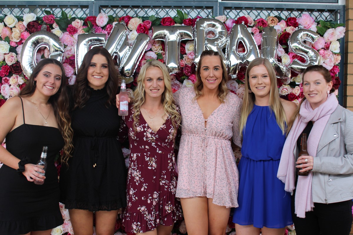 Footy oval turned pink for a day