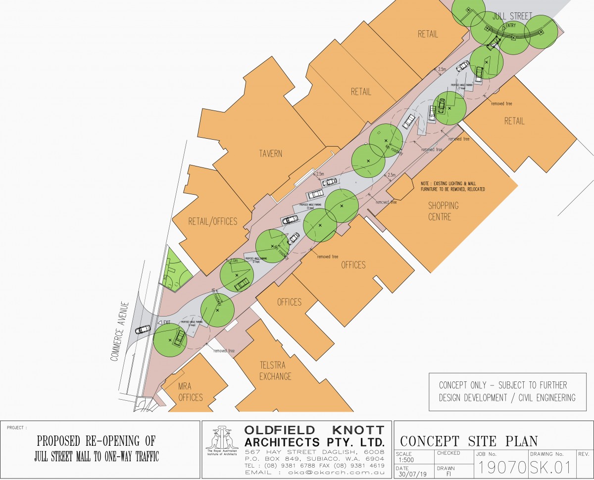 Group shares vision for Jull Street Mall