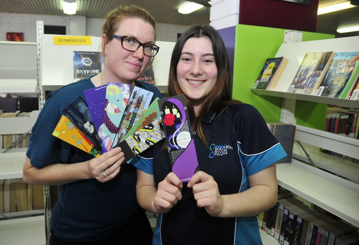 Students excel at unique bookmark design